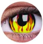 MAXVUE VISION Crazy Flame Hot (2 lentile), lentile de contact lunare - fără dioptrie (EYECLFLMH)