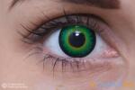 MAXVUE VISION Crazy Green Werewolf (2 lentile), lentile de contact lunare - fără dioptrie (EYECLGRNW)