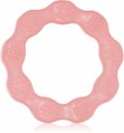  BabyOno Be Active Silicone Teether Ring rágóka Pink