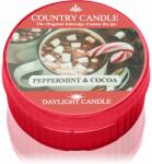 The Country Candle Company Peppermint & Cocoa teamécses 42 g