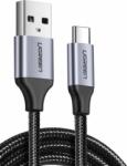 UGREEN US288 USB-A apa - USB-C apa 2.0 Adat és töltőkábel - Fekete/Szürke (2m) (60128B)