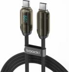 Toocki TXCTT2-YX2A03 USB-C - USB-C Adat és töltő kábel - Szürke (1m) (TXCTT2-YX2A03)