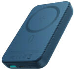 JOYROOM Power Bank 10000mAh 20W Power Delivery gyorstöltő mágneses Qi 15W vezeték nélküli töltő iPhone-hoz, MagSafe Blue (JR-W020 kék) kompatibilis