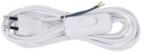 EMOS Flexo cablu de alimentare PVC 2× 0, 75mm2 cu întrerupător pe fir, 3m, alb 71044 (2402730132)
