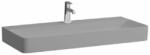 Laufen VAL Mosdó, túlfolyónyílás nélkül, egy csaplyukkal, Graphite matt H8102897581111 (H8102897581111)