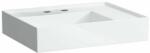 Laufen Kartell LAUFEN Mosdó, polcfelület jobb oldalon, speciálisan fedett lefolyóval, 1 csaplyukkal, lyukkal a jobb oldalon, túlfolyó nélkül, Fehér LCC Active bevonattal H810334A008151 (H810334A008151)