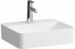 Laufen VAL Mosdó tál, csaplyuk paddal, túlfolyónyílás nélkül, egy csaplyukkal, Fehér LCC Active bevonattal H812280A001111 (H812280A001111)