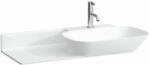 Laufen INO Ráépíthető mosdó, pult bal oldalon, túlfolyónyílás nélkül, egy csaplyukkal, Fehér H8133010001111 (H8133010001111)