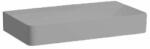 Laufen VAL Mosdótál, alsó felülete csiszolt, túlfolyónyílás nélkül, csaplyuk nélkül, Graphite matt H8162857581121 (H8162857581121)