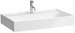 Laufen Kartell LAUFEN Mosdótál, alsó felülete csiszolt, túlfolyónyílás nélkül, egy csaplyukkal, Matt fehér H8163367571111 (H8163367571111)