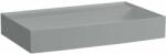 Laufen Kartell LAUFEN Mosdótál, alsó felülete csiszolt, túlfolyónyílás nélkül, csaplyuk nélkül, Graphite matt H8163367581121 (H8163367581121)