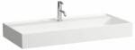 Laufen Kartell LAUFEN Mosdótál, alsó felülete csiszolt, túlfolyónyílás nélkül, egy csaplyukkal, Fehér H8163370001111 (H8163370001111)