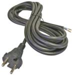 EMOS Flexo cablu de alimentare 2× 1mm2, 5m, negru, cu ștecher 70930 (2421150212)
