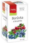 Apotheke Tőzegáfonya és kékáfonya tea - 20 filter - vitaminbolt - 1 790 Ft
