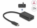 Delock Adaptor HDMI la USB type C (DP Alt Mode) 4K60Hz PD 100W M-T, Delock 61058 (61058)