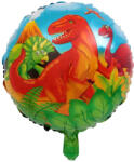 Mezőfi Team Kft Lufi, fólia, gömb, dinók, 45cm, csomagolt