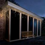 Lumineo jégcsap fényfüggöny meleg fehér 20m 490 LED (494809) - pwstore - 31 039 Ft