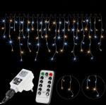 Voltronic LED jégcsap fényfüggöny hideg - meleg fehér 5m (200 LED) távirányítóval (30010248)