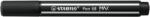 STABILO Pen 68 MAX prémium filctoll vágott heggyel fekete