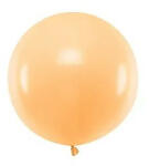 Partydeco Lufi 24" (60cm-es) léggömb, Pasztell Barackszín (LUFI459862)