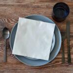 Mapelor "Drylace" textilhatású szalvéta 40x40 cm 50 lap/csomag fehér