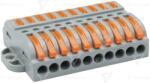 TRACON Clemă de legături fără şurub, care poate fi deschisă 0, 5-4mm2, 32A, 400VAC 10P (OVOFT1010)