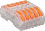 TRACON Clemă de legături fără şurub, transparentă, care se deschide 0, 5-4mm2, 32A, 400VAC 5P (OVOTT55)