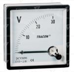 TRACON Voltmetru analogic de curent continuu 96×96mm, 450V DC (DCVM96-400)