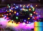 TRACON Ghirlandă luminoasă de Crăciun cu LED, color, int. /exterior 230VAC, 2+10M, 100LED, 3, 6W, RGB, IP44 (CHRSTOB100RGB)