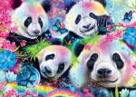 Schmidt Spiele - Puzzle Sheena Pike: Neon Rainbow Pandas - 1 000 piese Puzzle