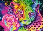 Schmidt Spiele - Puzzle Sheena Pike: Neon Rainbow Leopard - 1 000 piese Puzzle