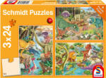 Schmidt Spiele - Puzzle Distracție cu dinozauri - 40 - 99 piese Puzzle