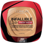 L'Oréal Pudra de fata, Loreal, Infallible 24H Fresh Wear, Foundation In A Powder, 260 Golden Sun, 9 g