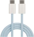 Maxlife Cablu incarcare si transfer de date Maxlife MXUC-06, USB-C la USB-C, 1.0 m, 20W, albastru (OEM0101126)