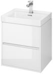 Cersanit Mobilier suspendat Cersanit, Crea, cu doua sertare, 50 cm, alb (S924-002)