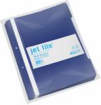 JETFILE Dosar de plastic, cu sina si perforatii, 50 buc/set, bleumarin, JETFILE (JT1660203)