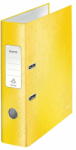 Leitz Biblioraft carton laminat, A4, 8 cm, galben, LEITZ WOW 180 (LZ10050016)