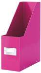 Leitz Suport vertical din carton laminat, cataloage, roz, LEITZ WOW (LZ60470023)