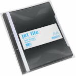 JETFILE Dosar de plastic, cu sina si perforatii, 50 buc/set, negru, JETFILE (JT1660207)
