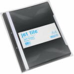 JETFILE Dosar plastic cu sina si gauri, 50 buc/set, negru, JETFILE (JT1660207)