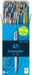 Schneider Pix cu mecanism, varf 0.7 mm, culori asortate, 50 buc/cutie, SCHNEIDER K15 (S-3080)