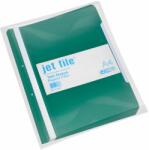 JETFILE Dosar plastic cu sina si gauri, 50 buc/set, verde, JETFILE (JT1660211)
