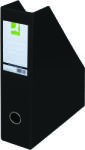 Q-CONNECT Suport reviste A4, carton plastifiat, negru, Q-CONNECT (KF16210)