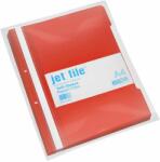 JETFILE Dosar plastic cu sina si gauri, 50 buc/set, rosu, JETFILE (JT1660209)