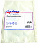 Optima File protectie A4, cristal, 40 microni, 100 buc/set, OPTIMA (OP-503004000) - gooffice