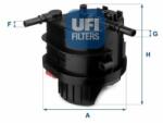 UFI filtru combustibil UFI 24.015. 00