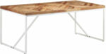 vidaXL tömör akácfa és mangófa étkezőasztal 180 x 90 x 76 cm (323551) - pepita