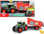 Dickie Toys Masinuta Dickie Tractor with trailer Farm 26 cm (203734001)