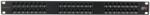 Nikomax 48-port Patch Panel 1U Fekete NMC-RP48UE2-1U-BK (NMC-RP48UE2-1U-BK)