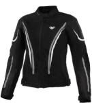 RSA Jachetă de motocicletă pentru femei RSA Wasp negru-gri-alb-negru (RSALABUWASPBGWH) - motozem - 430,10 RON